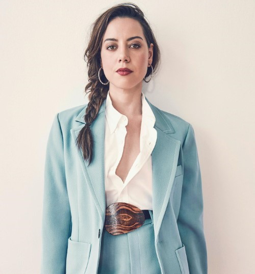 Fashion Aubrey Plaza With A Fancy Braid  nude photo