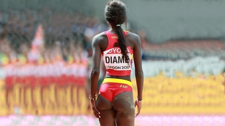 Fatima Diame Nude Butt Hot Athlete  nude photo