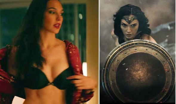 Gal Gadot Nude Boobs Cleavage As Wonder Woman  nude photo