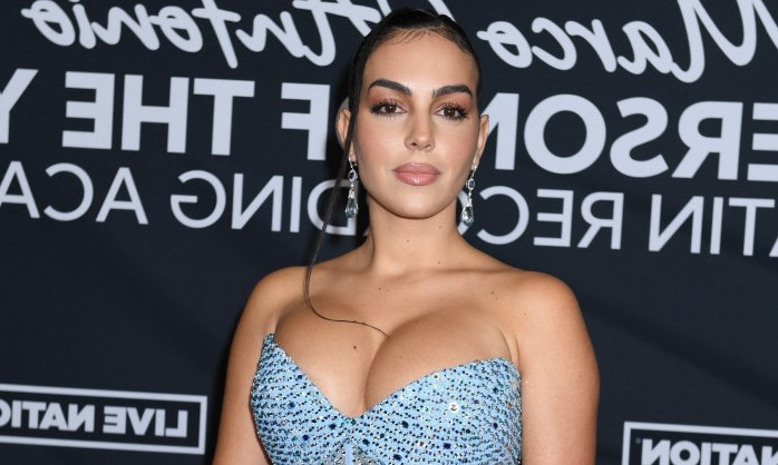 Georgina Rodriguez Beautiful Braless Boobs  nude photo