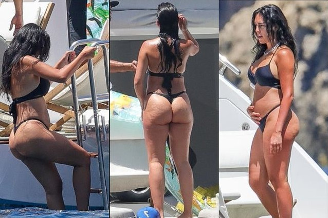 Georgina Rodriguez Juicy Booty Bikini  nude photo