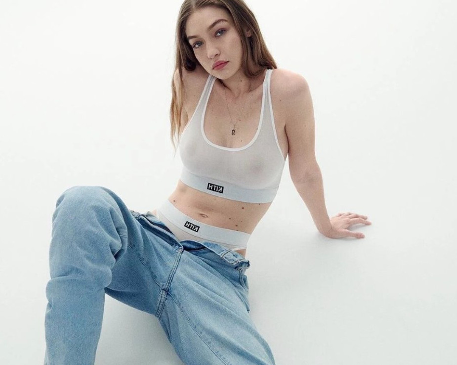 Gigi Hadid Nipples See Through  nude photo