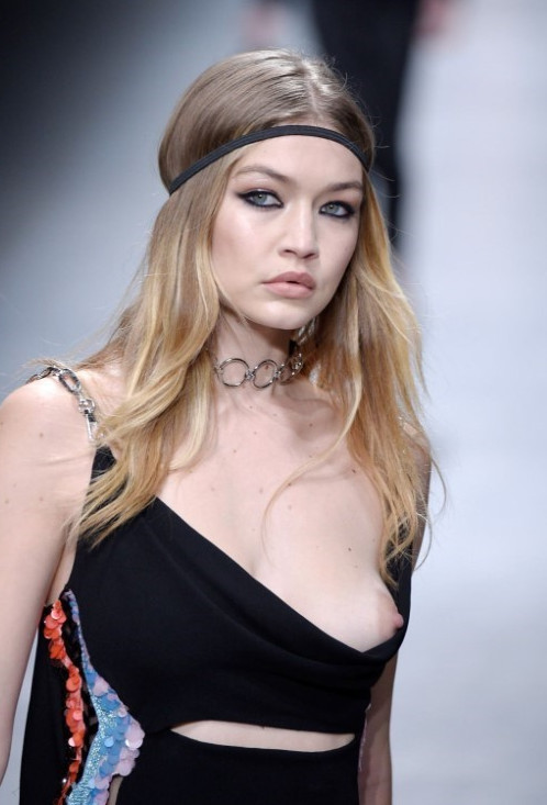 Gigi Hadid Nipples Slip  nude photo
