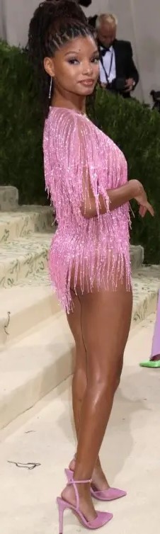 Halle Bailey sexy ass see through dress  nude photo