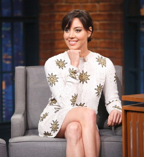 Happy Birthday Aubrey Plaza Is 38 Years Old Today  nude photo