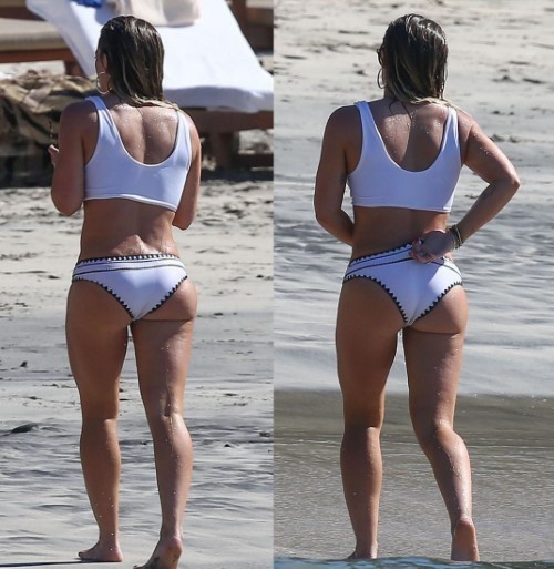 Hilary Duff Hot Butt In Panties On Beach  nude photo