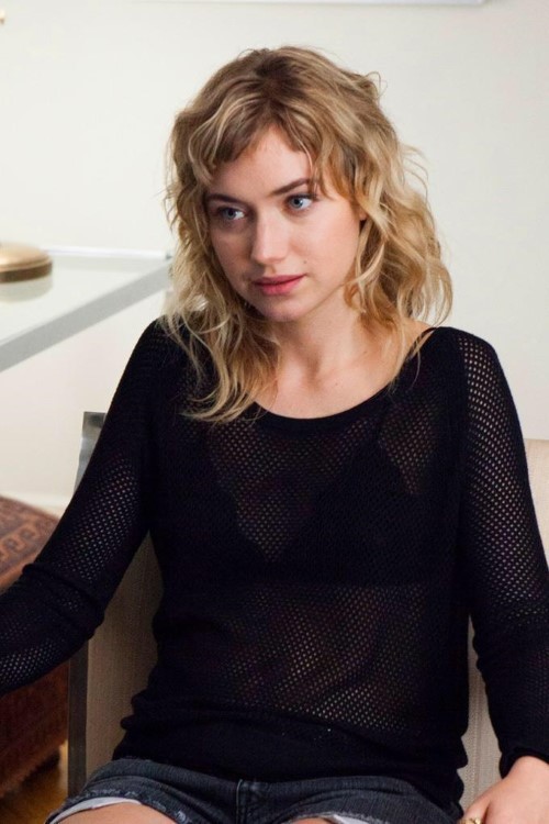 Imogen Poots BTS Of She’s Funny That Way  nude photo