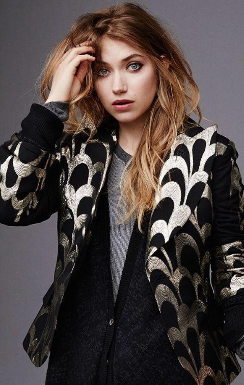 Imogen Poots Black And White Jacket  nude photo