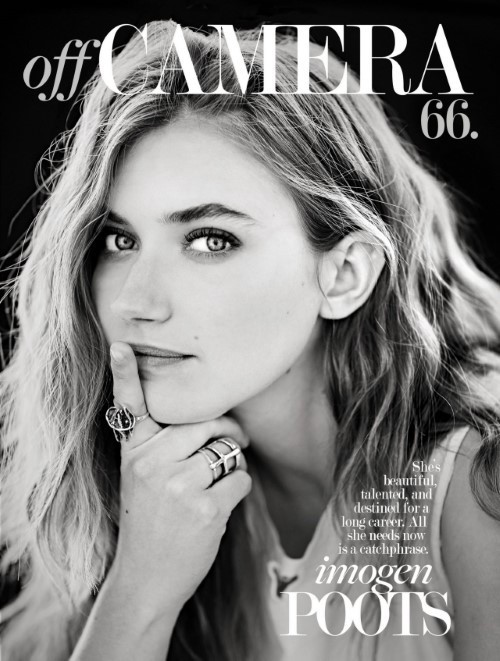 Imogen Poots Cover Of Off Camera Magazine June 2016  nude photo