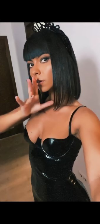 Inna Latex Dress  nude photo