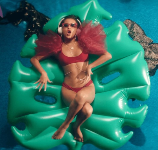 Isabela Merced Red Hot (Pool Stills) 1  nude photo