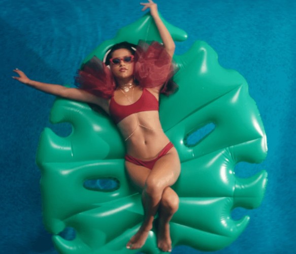 Isabela Merced Red Hot (Pool Stills) 9  nude photo