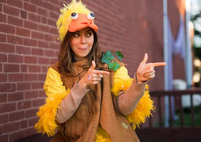 It Would Be So Much Fun To Go Trick Or Treating With Aubrey Plaza  nude photo