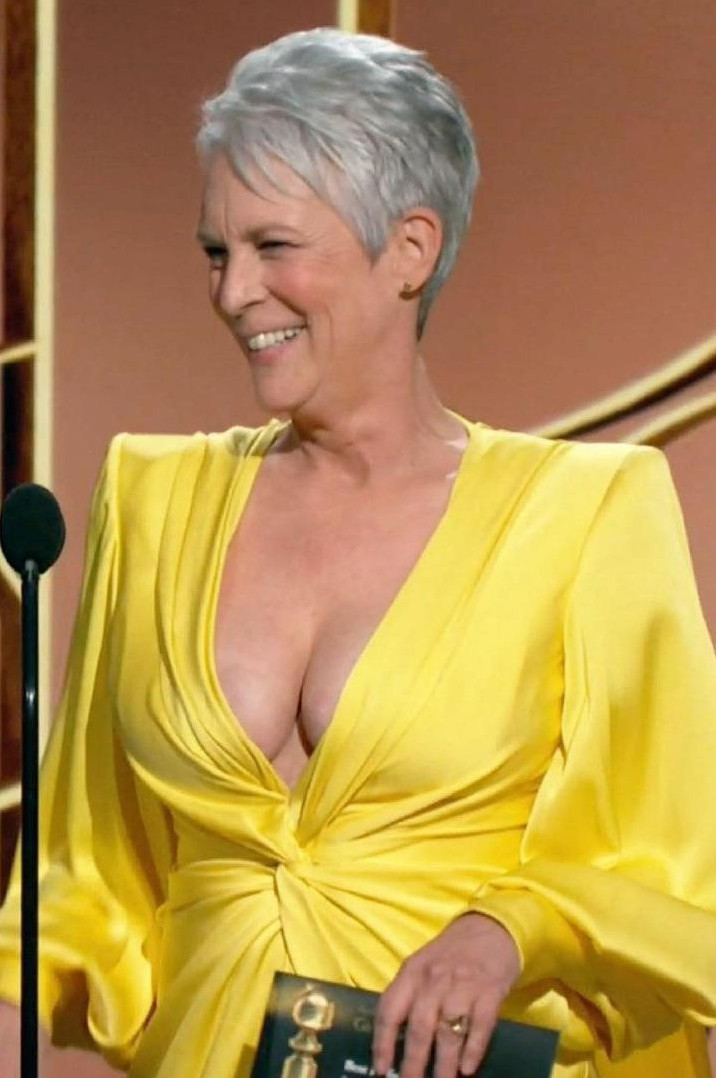 Jamie Lee Curtis Cleavage Big Boobs  nude photo