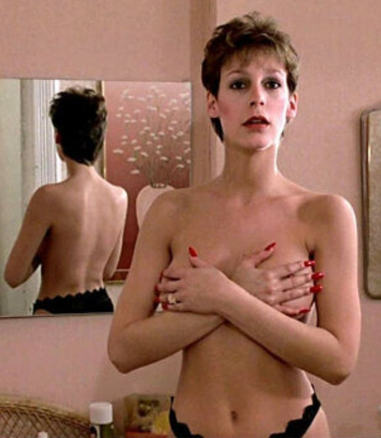 Jamie Lee Curtis Covering Boobs  nude photo