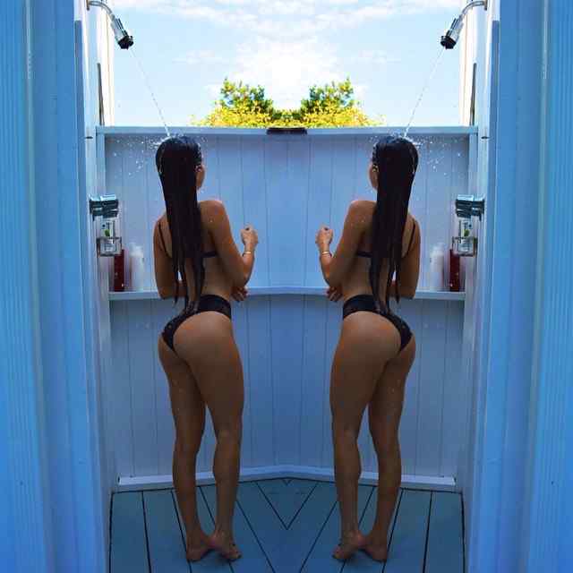 Jen Selter Hot Butt While Taking A Shower  nude photo