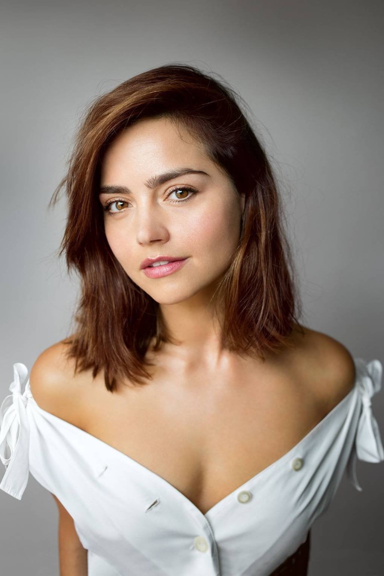 Jenna Coleman Braless Beautiful Cleavage  nude photo