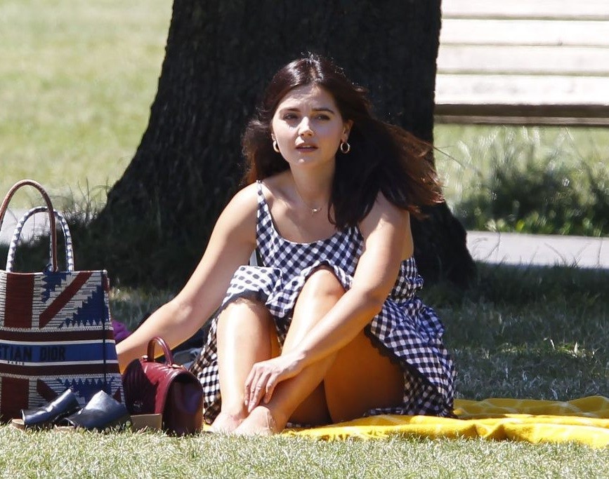 Jenna Coleman Oops Upskirt  nude photo