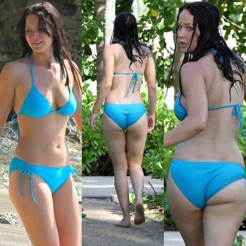 Jennifer Lawrence Bikini Booty  nude photo