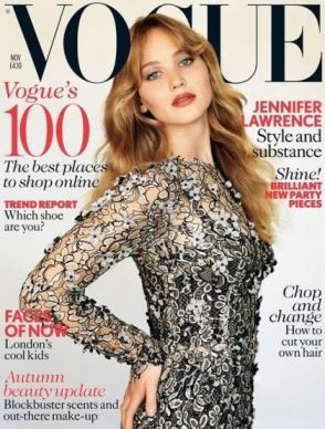 Jennifer Lawrence Vogue Cover  nude photo