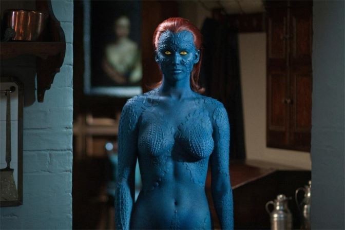 Jennifer Lawrence X Men Mystique  nude photo