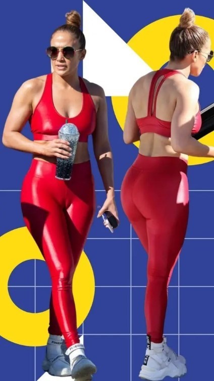 Jennifer Lopez Cameltoe Big Booty Leggings  nude photo