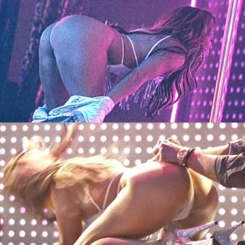 Jennifer Lopez Fat Ass In A Tiny Thong  nude photo