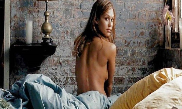 Jessica Alba Naked Tits Movie Scene  nude photo