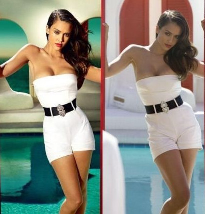 Jessica Alba Photoshop Before And After  nude photo