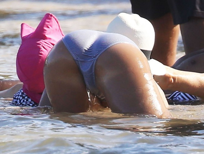 Jessica Alba Wet Pussy Bent Over Ass  nude photo