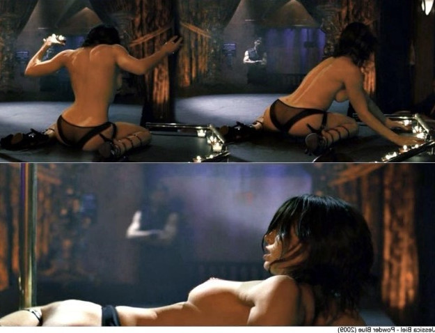 Jessica Biel Nude In Powder  nude photo