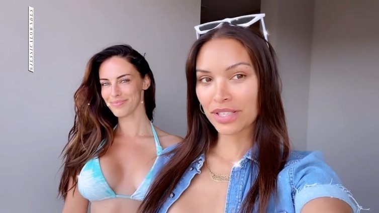 Jessica Lowndes Blue Bikini 2  nude photo