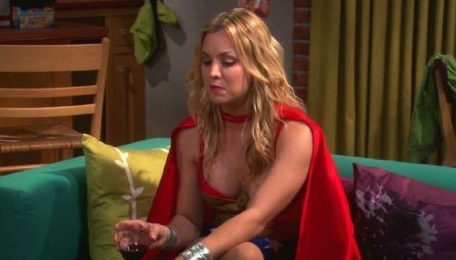 Kaley Cuoco Hard  nude photo