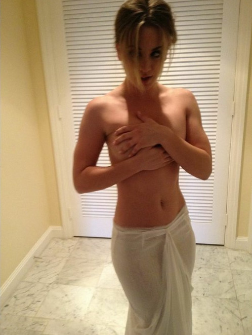Kaley Cuoco Nude Topless Sexy Leaked Nudes  nude photo