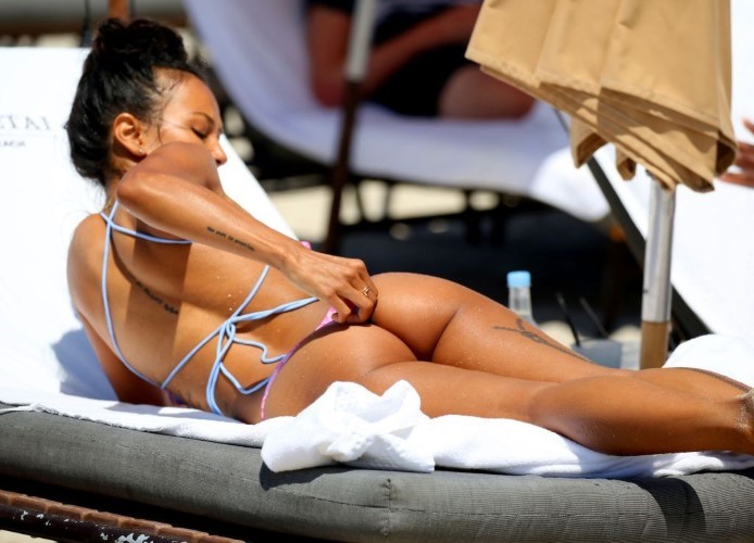 Karrueche Tran Fine Booty In Bikini  nude photo