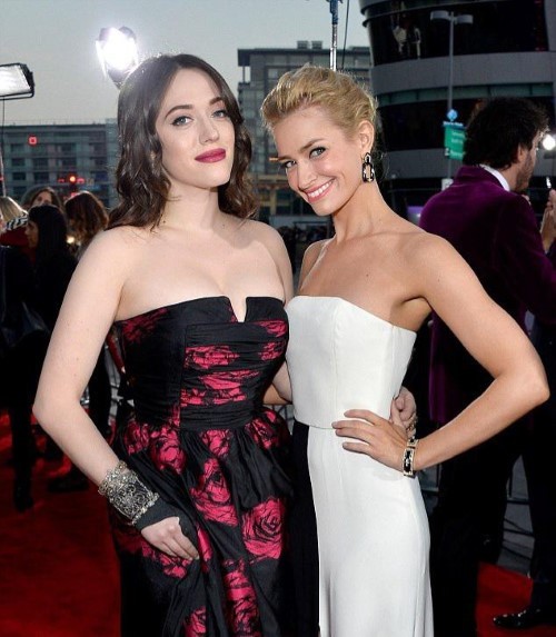 Kat Dennings And Beth Behrs  nude photo