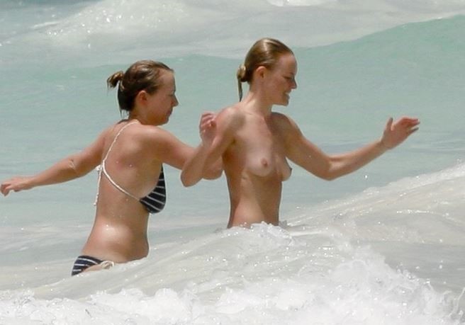 Kate Bosworth Topless Beach  nude photo