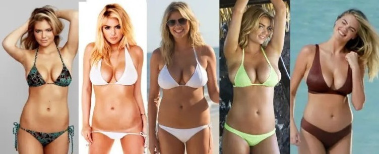 Kate Upton Bikini Collage Photos  nude photo