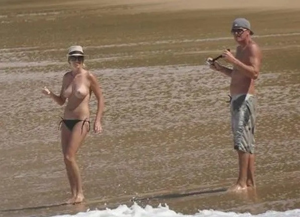 Kate Upton Topless On A Beach In Hawaii  nude photo