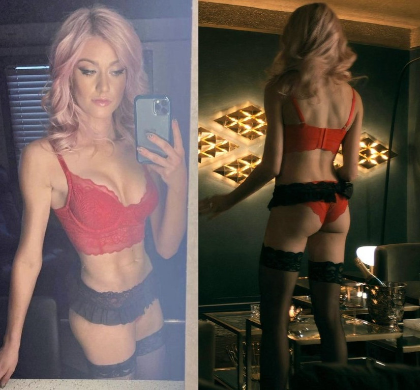 Katherine McNamara Ass Lingerie  nude photo