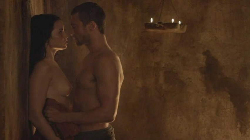 Katrina Law Spartacus Nude Scene  nude photo