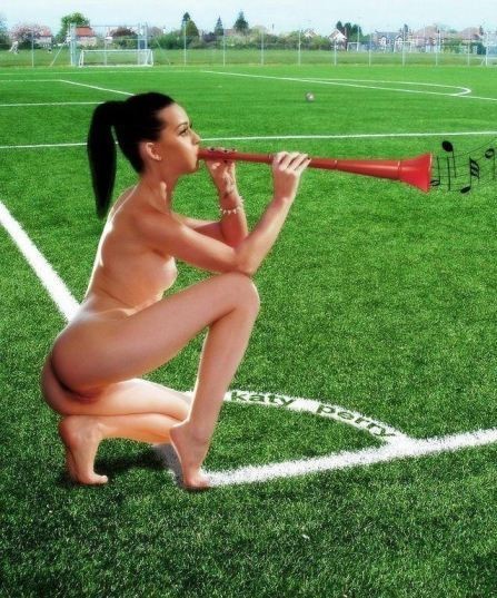 Katy Perry Sexy Naked Vuvuzela  nude photo
