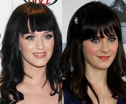 Katy Perry Zooey Deschanel Sisters  nude photo