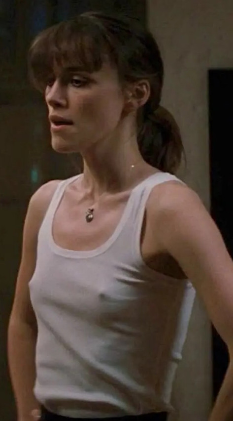Keira Knightley Braless Tits See Through Shirt  nude photo
