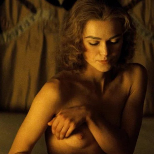 Keira Knightley Nude Tits Beautiful Nipples Scene  nude photo