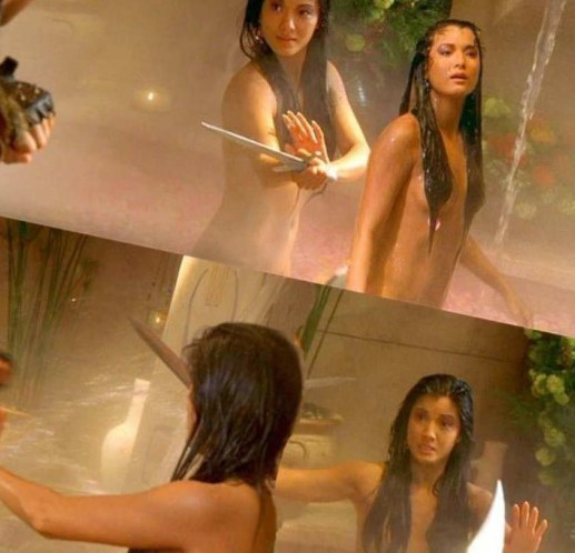 Kelly Hu Topless Nude Scene  nude photo