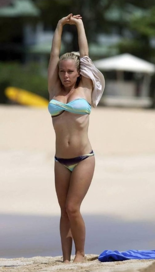 Kendra Wilkinson Blue Bikini  nude photo