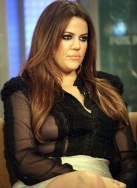 Khloe Kardashian Nip Slip  nude photo