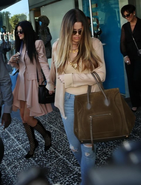 Khloe Kardashian See Through Pants  nude photo