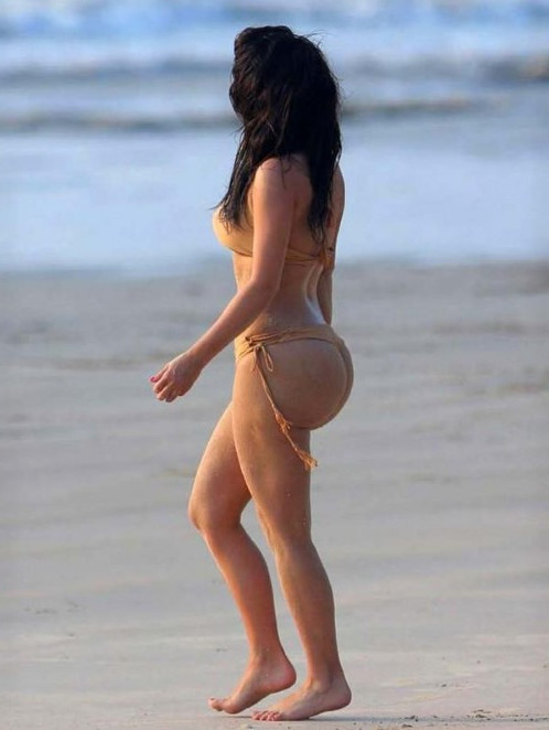 Kim Kardashian Butt Ass  nude photo